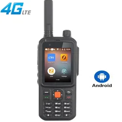 ANYSECU-POC PTT Rádio de rede, A420 LTE, 4G, Dual Sim, Wi-Fi, Rádio, GSM desbloqueado, Compatível com Zello Real-PTT