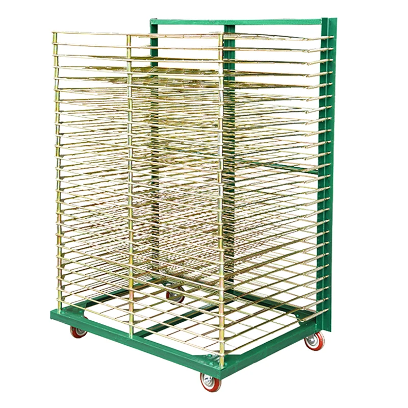 50 Layer Drying Rack Which Got China National Patent Screen Printing Machine for Mesh