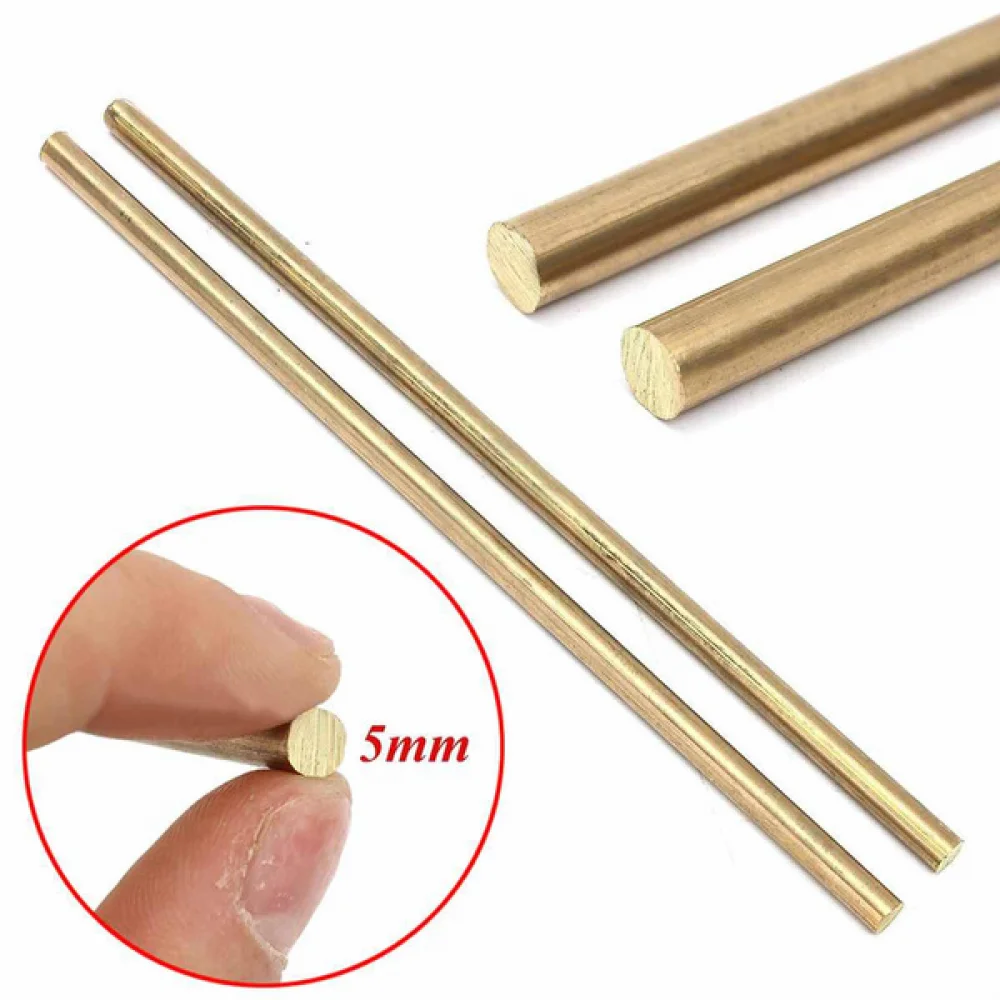 2/3/4/5/6/8-20mm sprzęt mosiężny okrągły pręt do majsterkowania rękojeść noża materiał okrągły drut rura modelarstwo mosiężny pręt