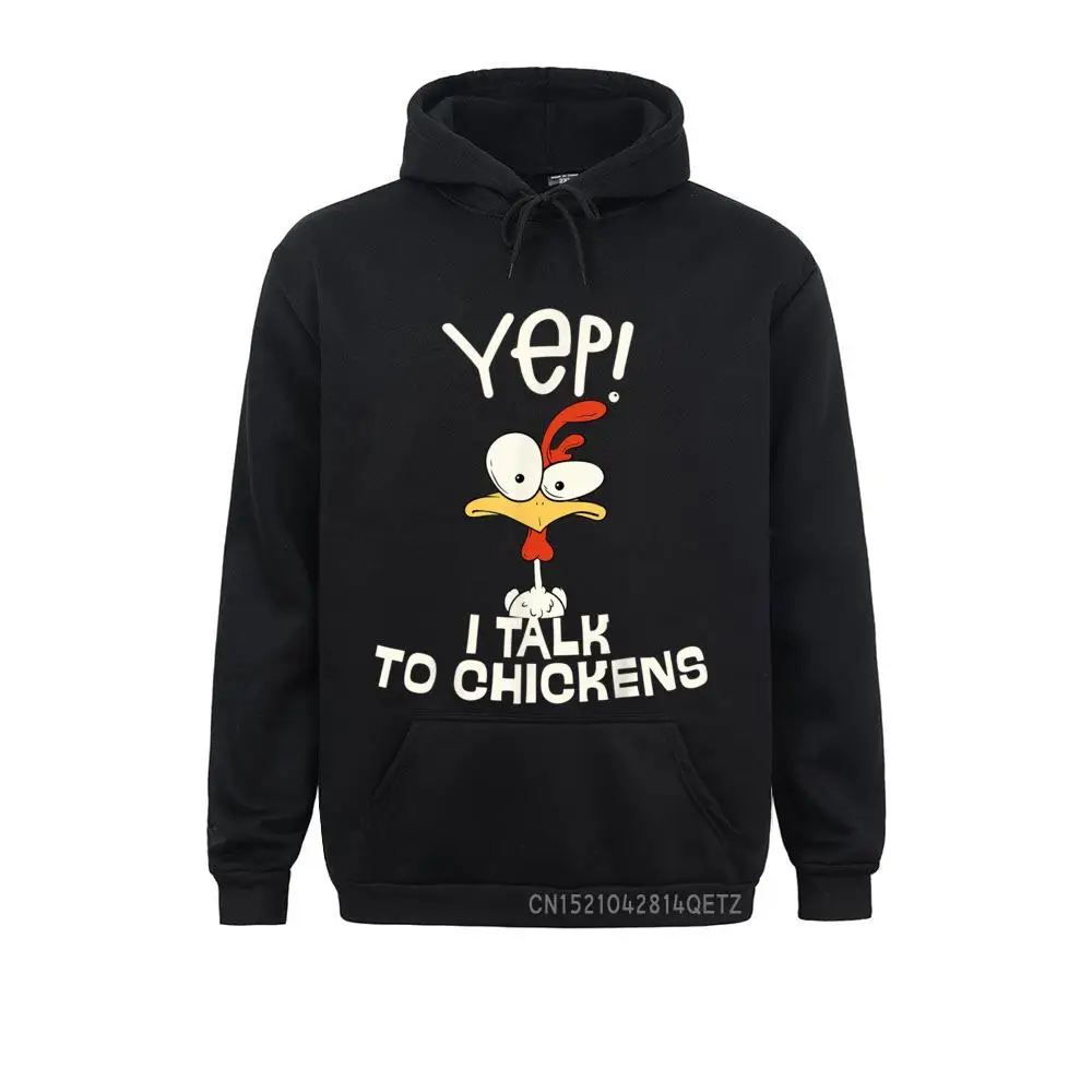 Gift Cute Chicken Buffs Gift Yep I Talk To Chickens Chic Sweatshirts Hoodies Long Sleeve For Men Faddish Sweatshirts