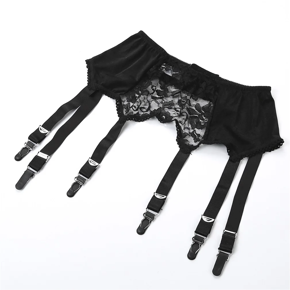 Women's 6 Straps Lace Suspender Garter Belts for Stockings