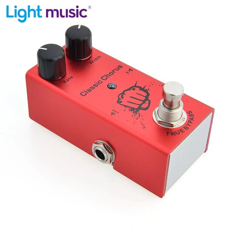 Electric Guitar Pedal Classic Chorus Rate/Width Knob Mini Single Type Effect Pedal  DC 9V True Bypass For Guitar Parts