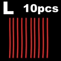 10 piezas rojas talla L