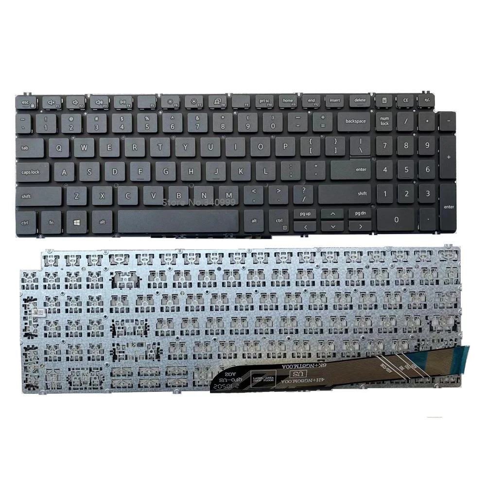 

New US For Dell Inspiron 5584 5593 5594 5598 5593 5594 5598 Vostro 5590 7590 7591 Latitude 3510 Series Laptop Keyboard Black