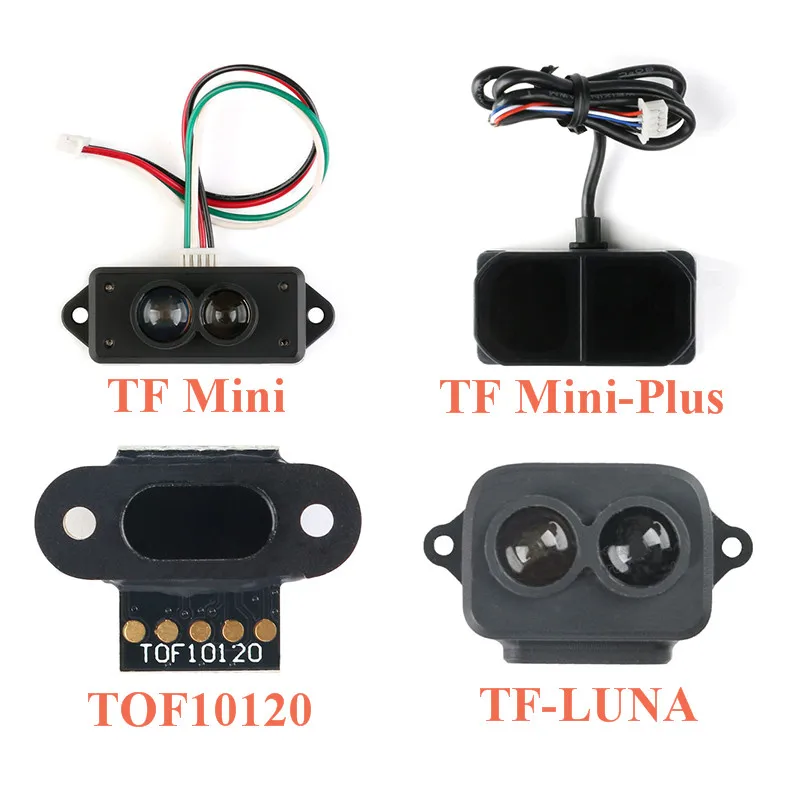 TFmini PLUS/TF Mimi/TF-Luna/TOF10120 ToF เลเซอร์ LIDAR เซ็นเซอร์โมดูลระยะทางตั้งแต่อินเทอร์เฟซสำหรับ Arduino UART I2C IIC