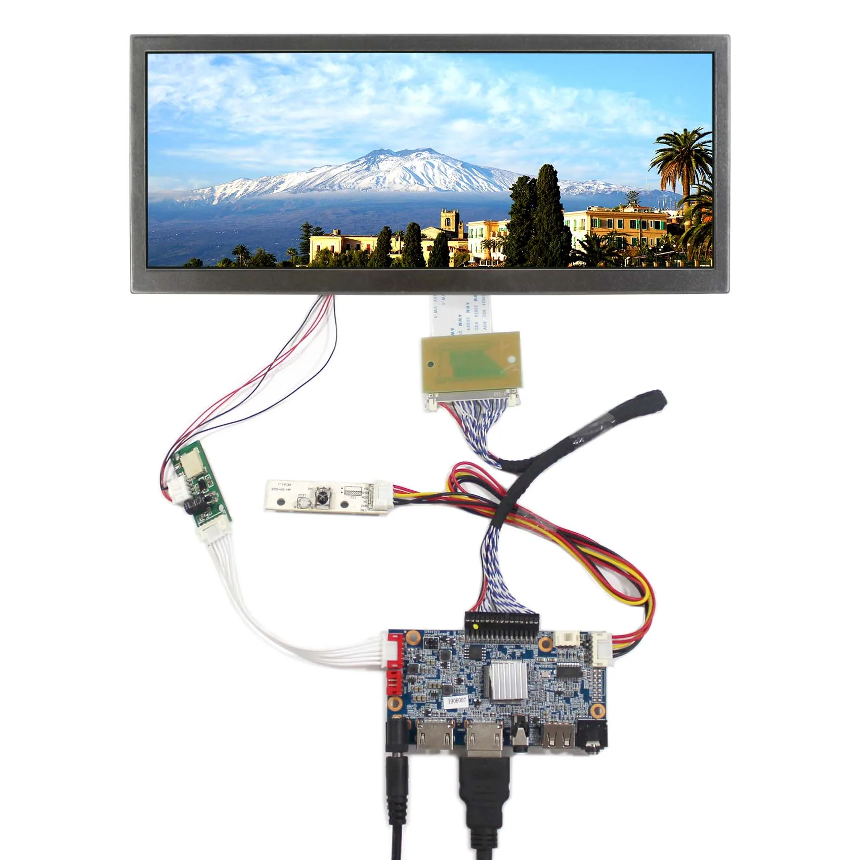 VSDISPLAY 10.3inch IPS 1920X720 High Brightness 850nits LCD Screen with HD-MI Controller Board