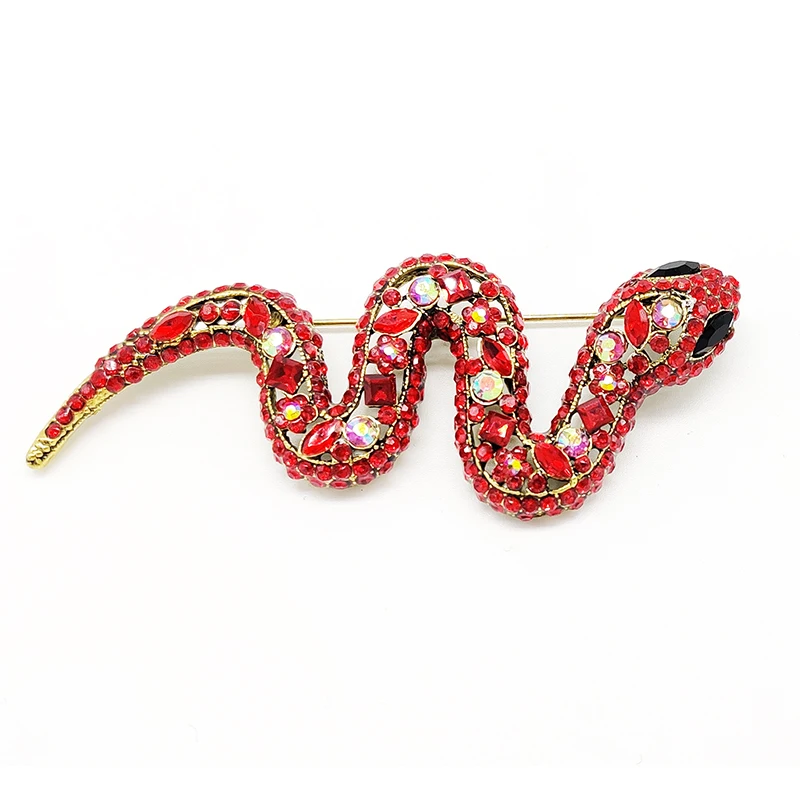 PD BROOCH 2021 New Exaggerated High-end Animal Snake Corsage Snake Jewelry Luxury Jewelry Brooches