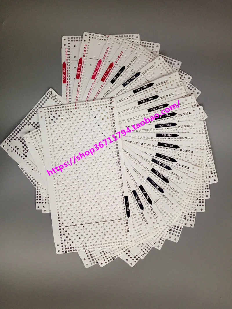 20pcs Pre Punched Card Kit For Brother Knitting Machine KH868 881 871 860 821 851 Accessories Parts knitting machine spare parts