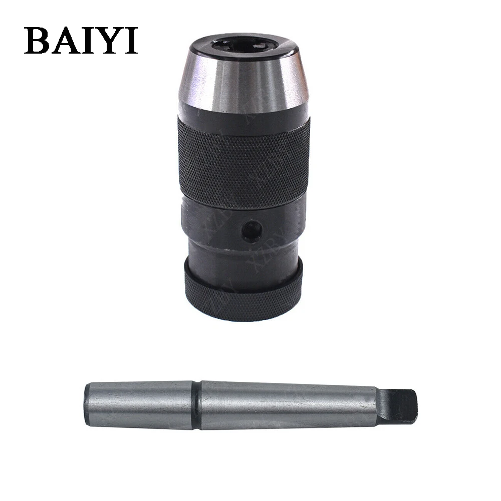 

1pc B18 1-16mm Keyless Drill Chuck Self Tighten with Taper 2MT 3MT 4MT MT2 MT3 MT4 Shank Lathe Mill