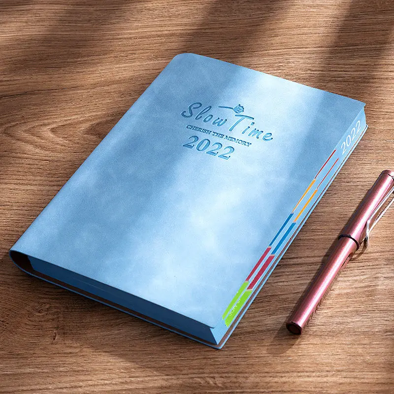 2022 zeitplan, Täglichen Planer, Selbst-Disziplin Zeit Management, Kalender, Effizienz Manuelle, Notebook