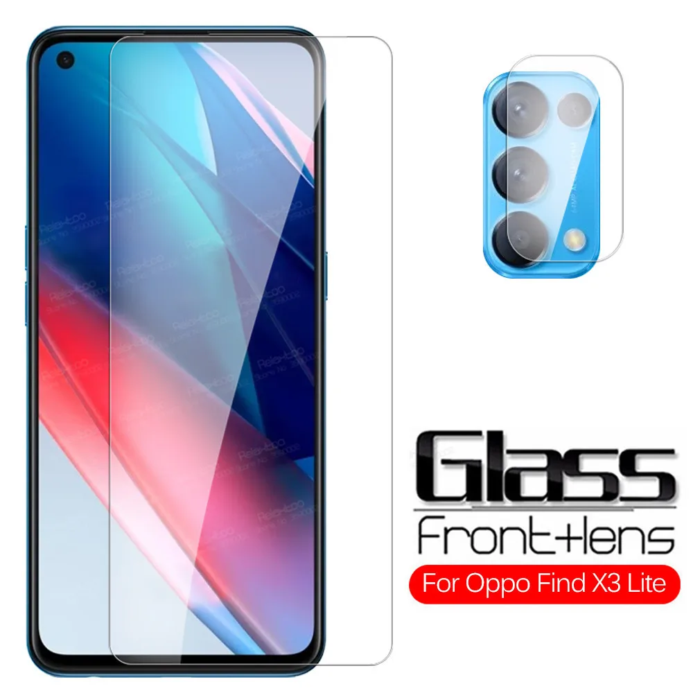 Camera Tempered Glass For Oppo Find X3 Lite Protective Glass Appo Opo Orro FindX3 Light X 3 X3Lite Screen Protector Cover Film