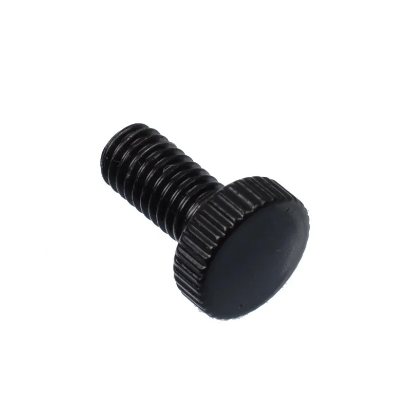 12 Stück M5*13,5mm schwarze Tremolo-Brücken-Feinabstellschrauben für E-Gitarren-Zubehörteile Musikinstrument Flachkopf – Detail 6
