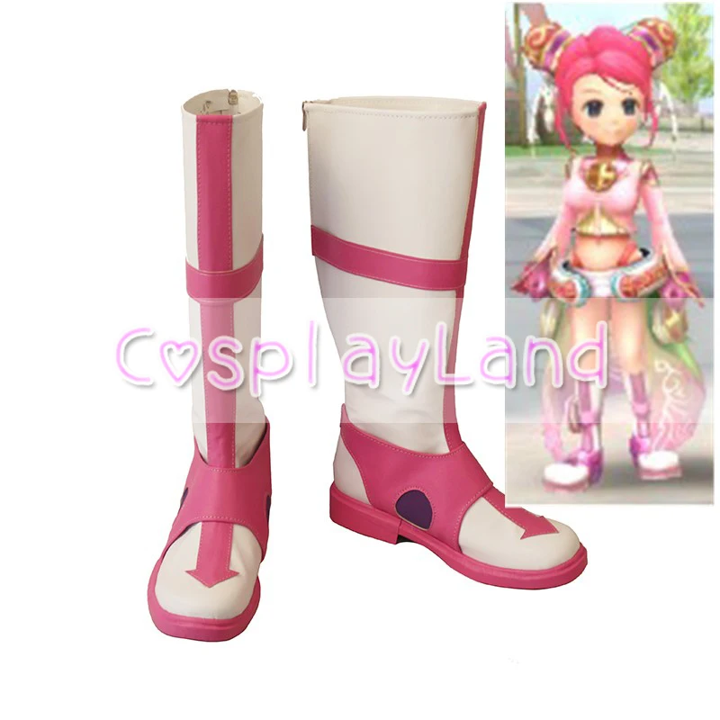 YoungStar-Botas de Cosplay para mujer, zapatos de fiesta de Halloween, accesorios personalizados