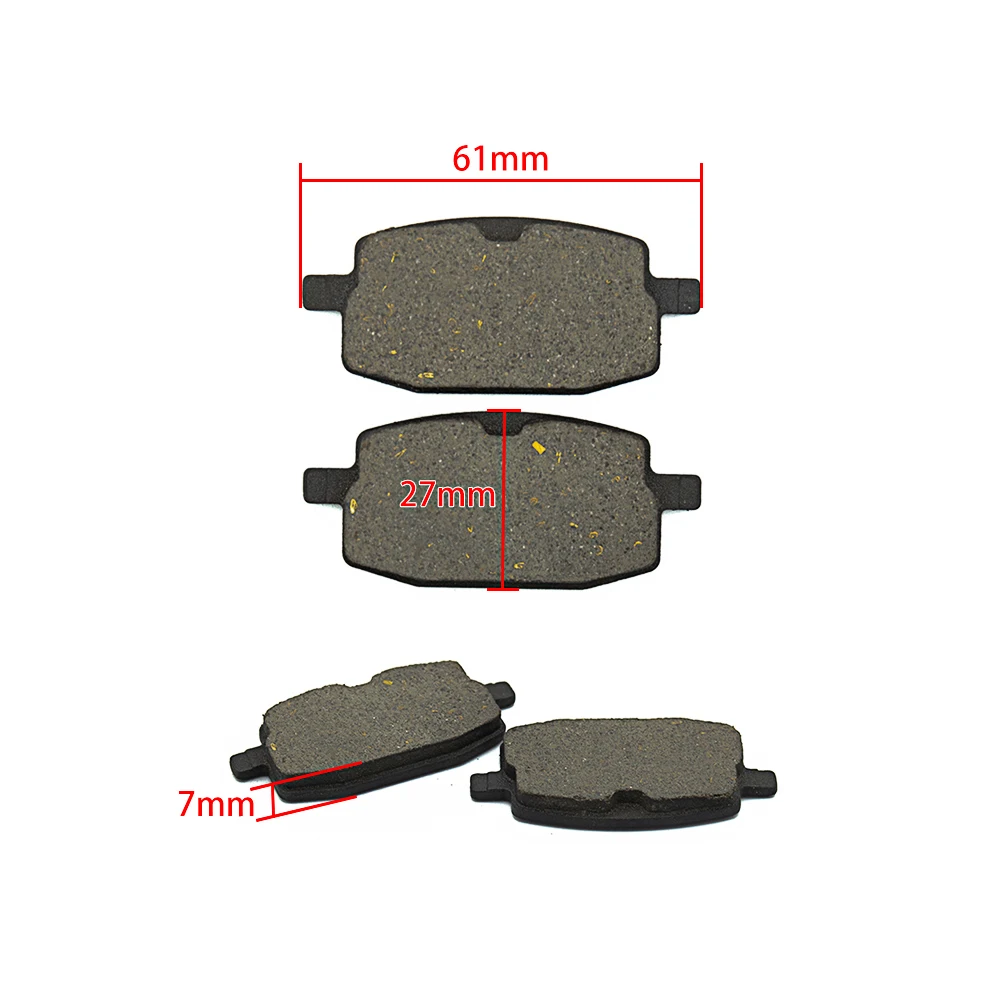 Front Brake Pads for Scooter JOG50 AXIS90 BWS100 YW50 YW100 ZUMA Baja SunCity 50 TaoTao Speedy 50 Lance GTR 50 Vanguard 50 Baron