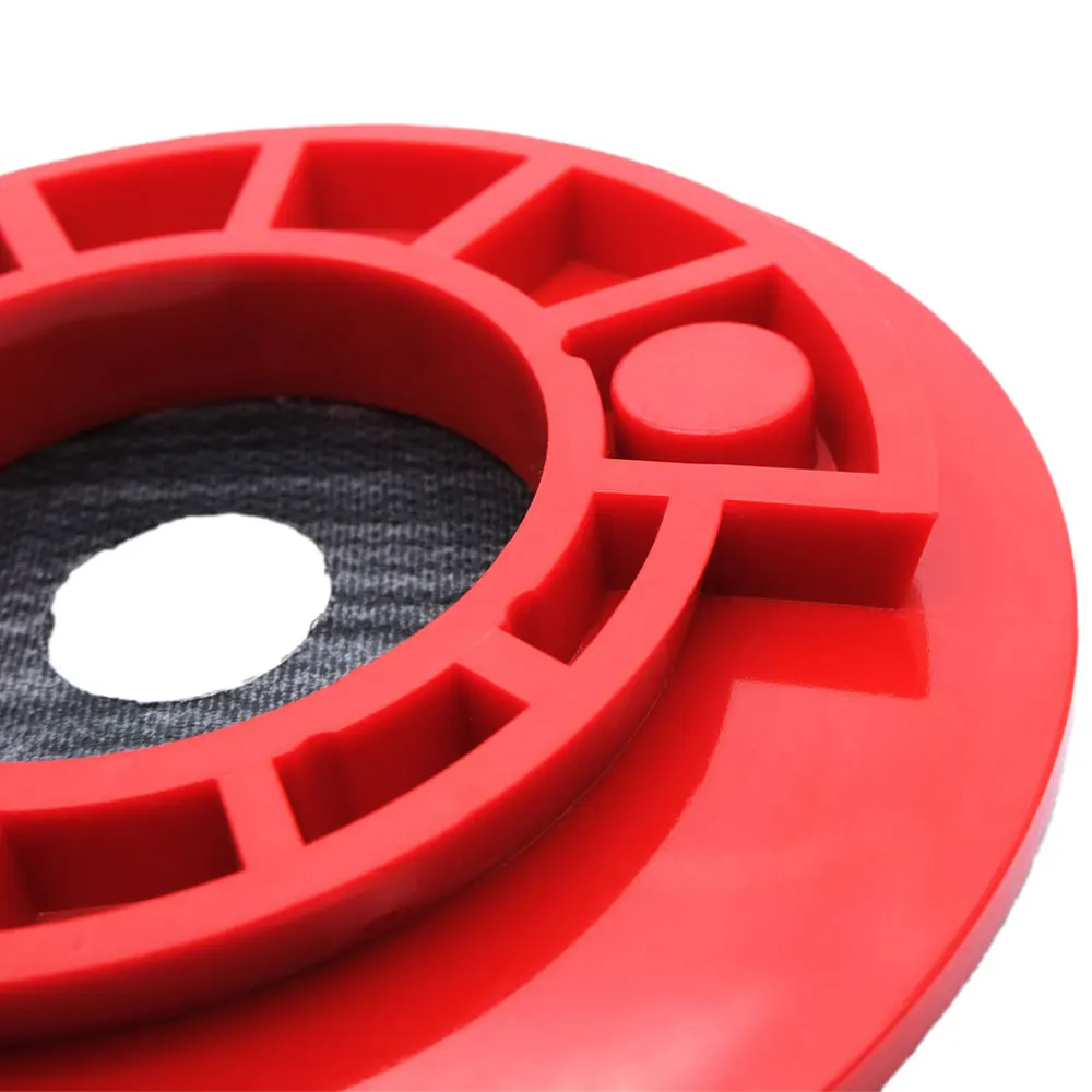 5 Zoll 2 Stück 125 mm Snail Lock Backer Pad Klettverschluss Kunststoff-Trägerscheibe Diamant-Polierpads Back-Up-Pads