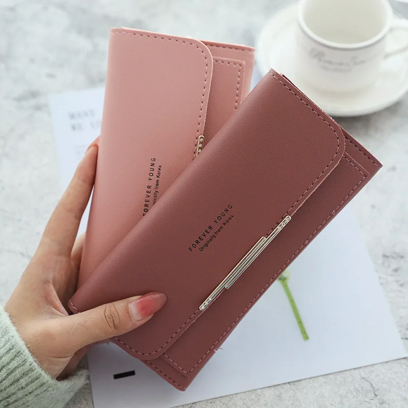 2022 Fashion Wallet Women's Purse Wallet Card Holder Female Clutch Long Purse Multi-card Holder Luxury Designer Lady Coin Purses