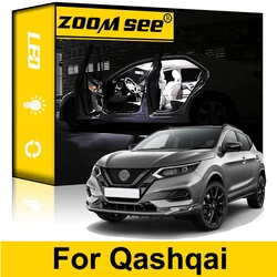 Canbus No Error LED Lamp Interior Dome Indoor Light Bulb Kit For Nissan Qashqai J10 J11 J12 2007-2017 2018 2019 2020 2021 2022