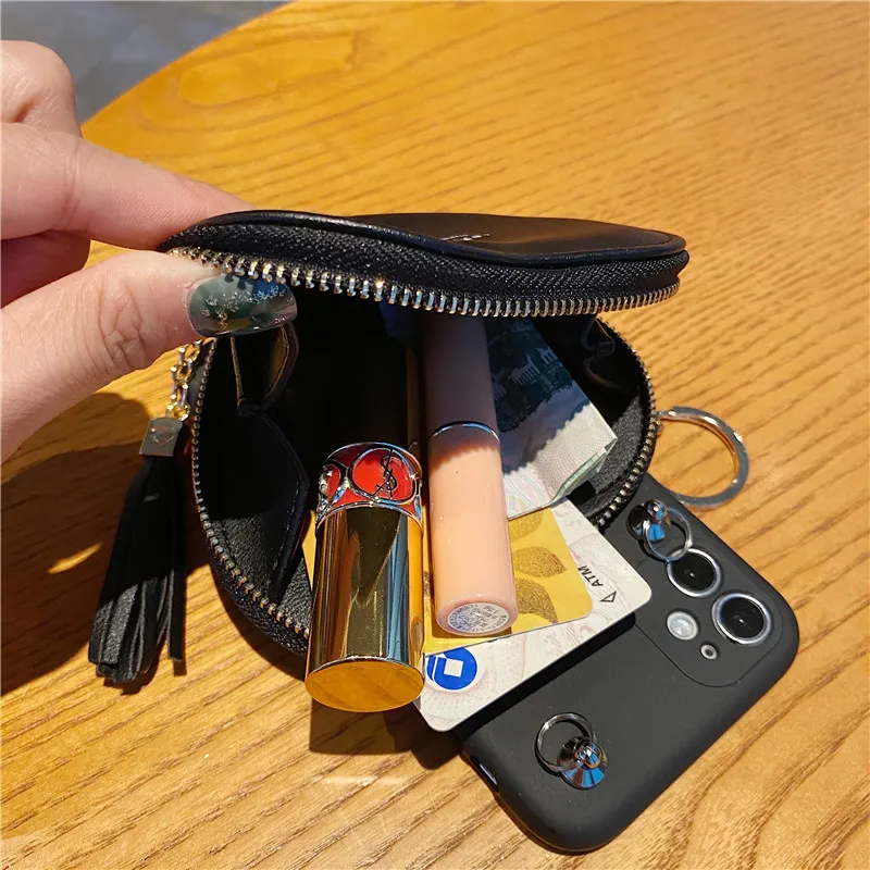 كبير الحب القلب محفظة أحمر الشفاه حقيبة كروسبودي الحبل فتاة هدية القضية آيفون 16 برو ماكس 15 12 11 13 14 برو ماكس Xs Xr 8plus غطاء