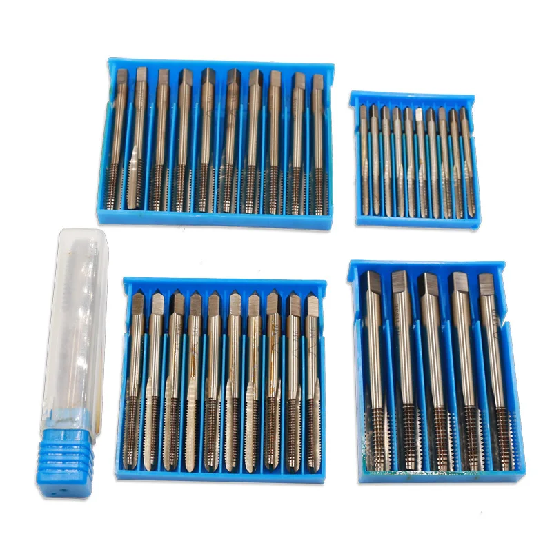 HRC64 HRC64 HSS-Co-M35 Metric Serial Tap Set M3 M4 M5 M6 M8 M10 M12 Right Hand Thread Cutter Machine Taps For Stainless Steel