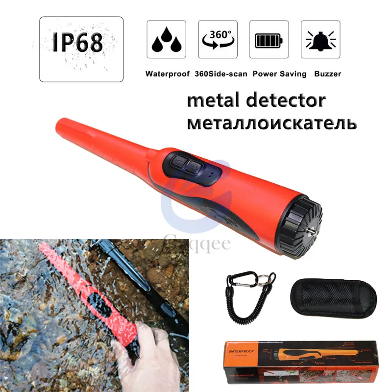 Handheld Metal Detector Depth Pinpointing GP-pointer Gold Finder Search Treasure Hunter Kits Static Alarm with Bracelet