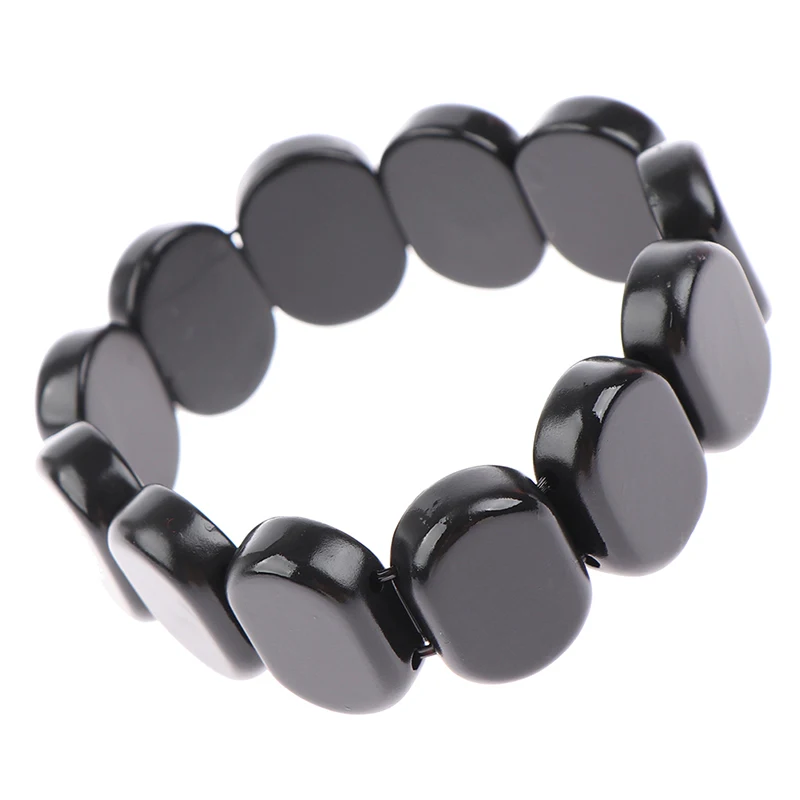 Slimming Natural Bian Stone Bracelet Magic Energy Black Stone Therapy Health Care Bracelet Relieve Pain Stimulate Not Magnetic