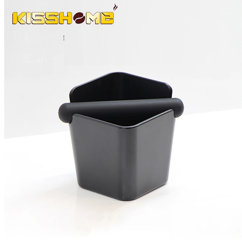 Anti Slip Espresso Knock Box Shock-Absorbent Durable Barista Coffee Knock Box Container Coffee Grind Dump Bin Waste Bin