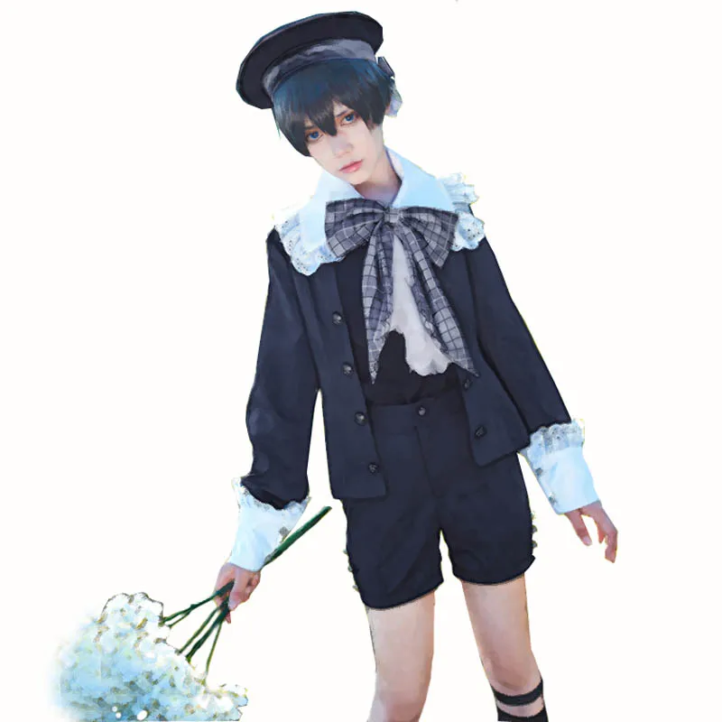 

Black Butler Ciel Phantomhive Twins Childhood Cosplay Cotume Kuroshitsuji Party Cosplay