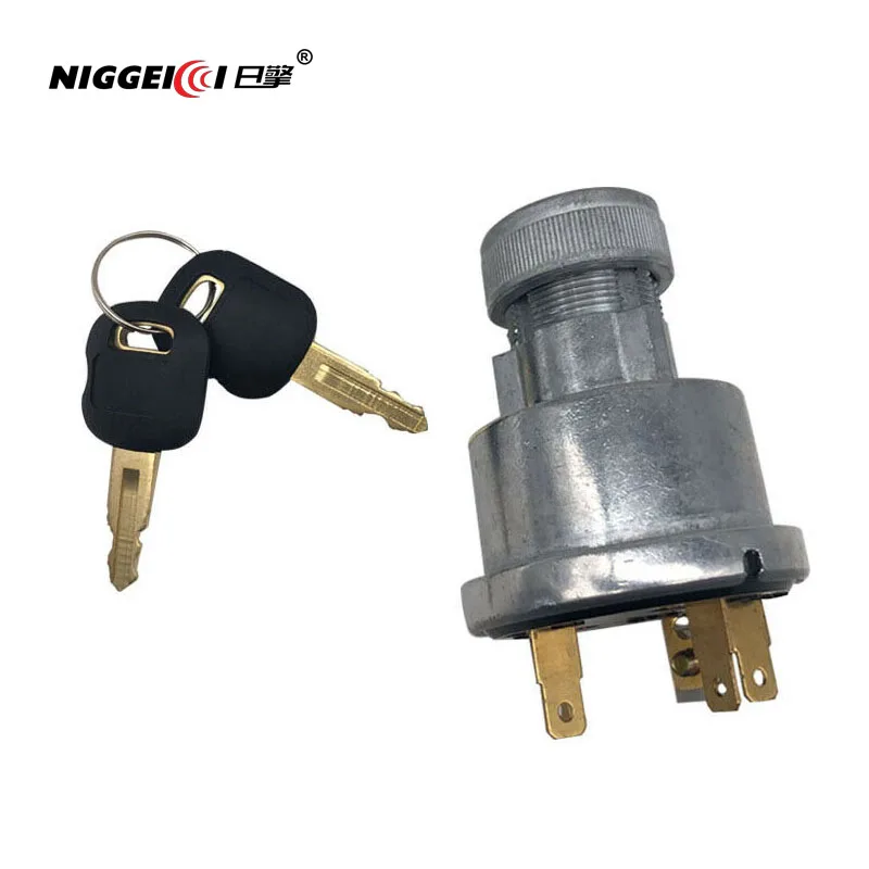 3E0156 Ignition Switch Starter Switch With 2 Keys For Caterpillar Cat E200B