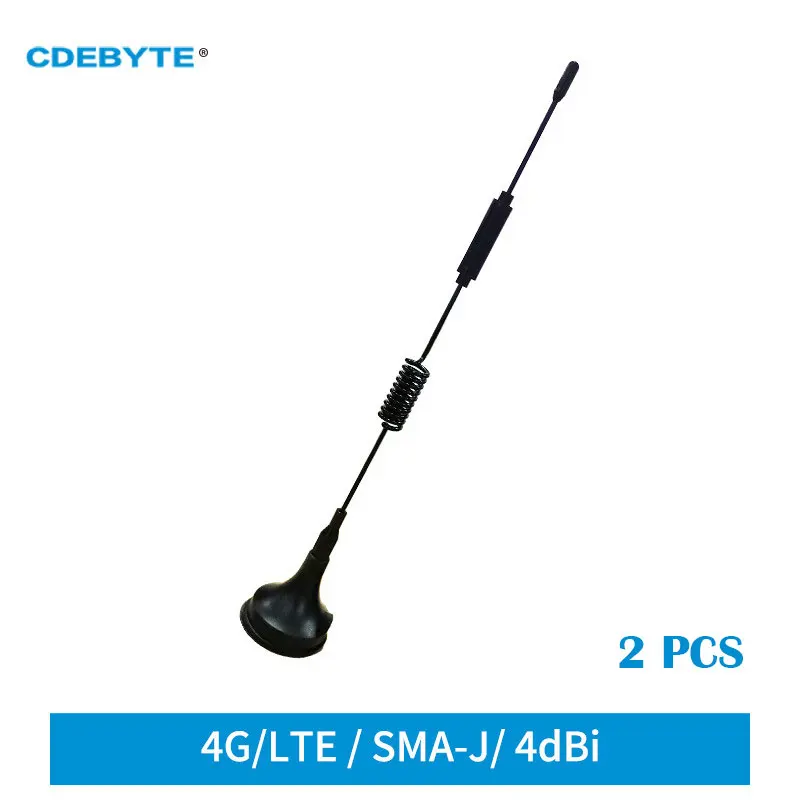 2pcs/Lot 4dBi Magnetic Antenna LTE GSM GPRS WCDMA SMA-J 4G/NB-IoT Full Band Coverage Industrial Equipment CDEBYTE TX4G-XPL17-150