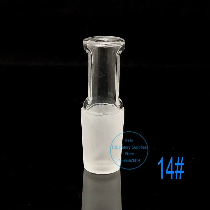 1pcs Lab Glass hollow plug 14# 19# 24# 29# Standard mouth stopper Grinding air plugs for flask school experiment