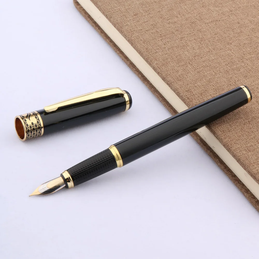 High Quality 68 Black Polished for promotion M nib fountain pen Business Office School Supplies Writing