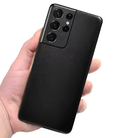 Luxury DIY Leather Skin Sticker Wrap Skin Back Paste Film For SAMSUNG Galaxy S21 Ultra Note 20 S10+ S10e S9 S8 Plus Note 10+ 9 8