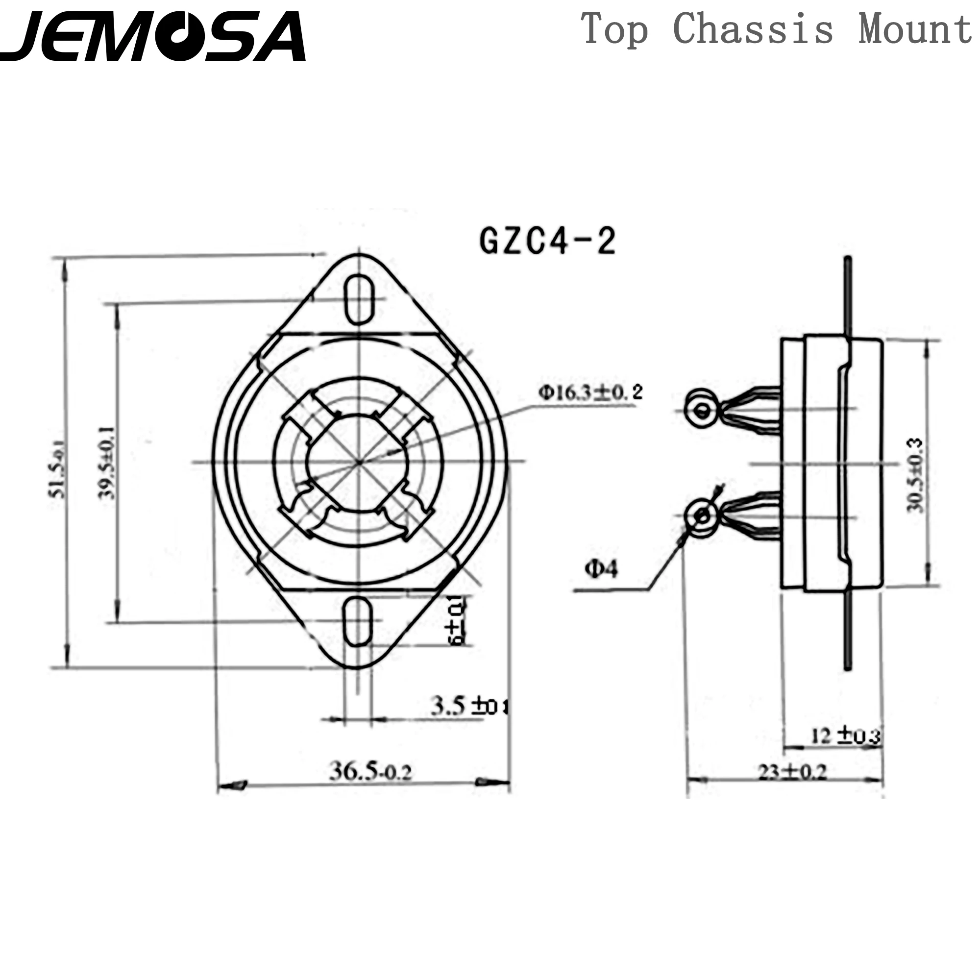 Ceramic 4pin Tube Socket Vacuum Tube Socket For 300B 2A3 811 274A 5Z3 572B 101D Vacuum Tube Amplifier Audio Vintage HIFI