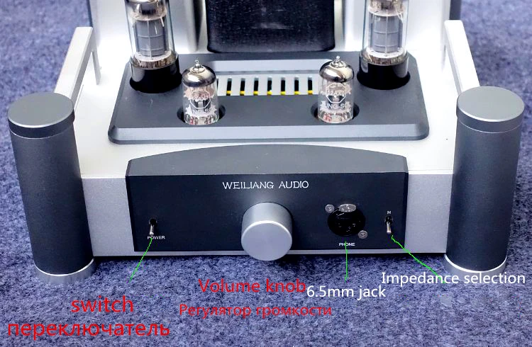 2020 high-end E400 tubo preamplificador with output transformer, preamp tube headphone amplifier, suitable for HD800 T1, etc