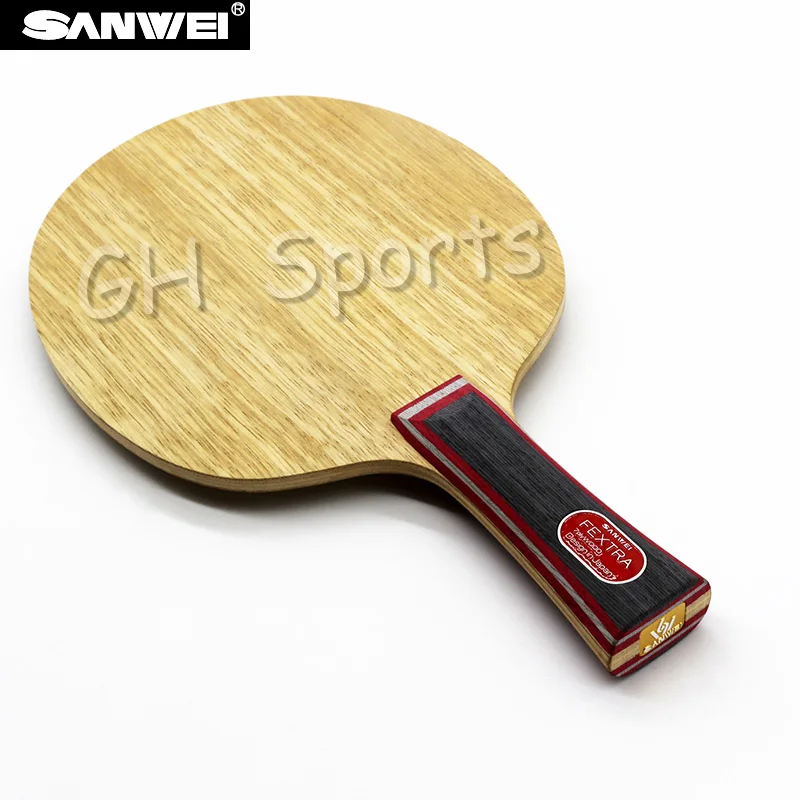Sanwei FEXTRA 7 (Nordic VII) mit Palio AK47 Blau Professionelle Tischtennis Klinge Mit gummis qualität fertigen schläger – Detail 5