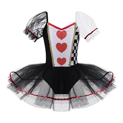 Children Girls Circus Ringmaster Cosplay Costumes Princess Kid Xmas Halloween Party Performance Dress Fancy Ballet Dance Leotard