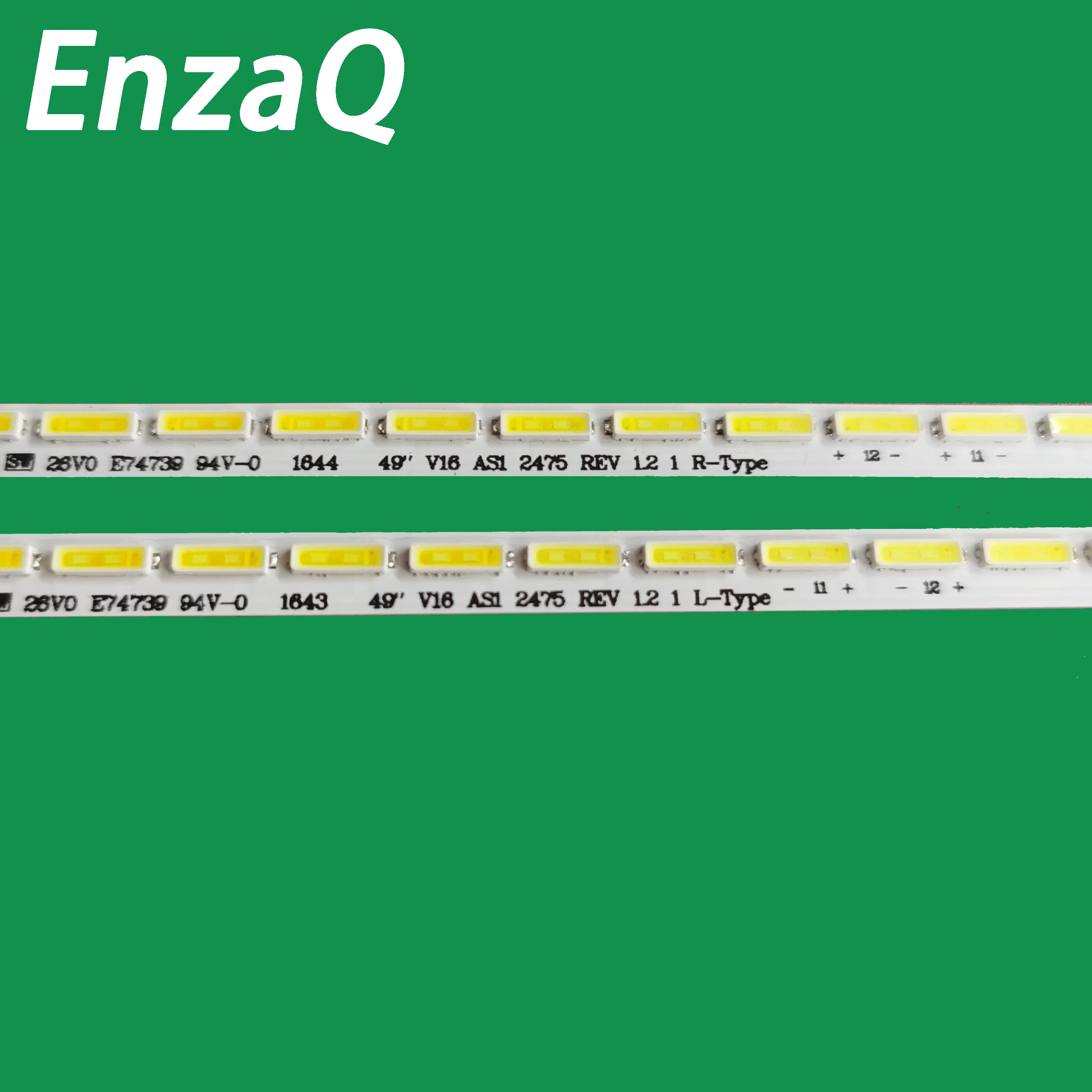 شريط إضاءة خلفي LED لـ 49UH850V 49 V16 ASL 2475 2474 6922L-0194A LC490EQH DJ F1 6V
