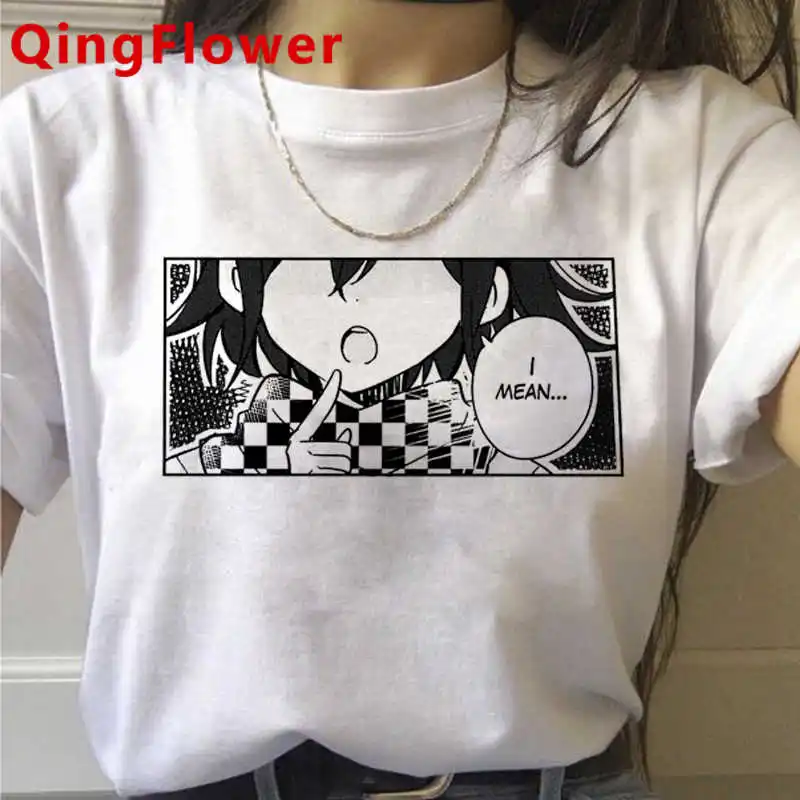 Ouma Kokichi Danganronpa V3 top tees men white t shirt aesthetic couple clothes kawaii summer top harajuku kawaii kawaii