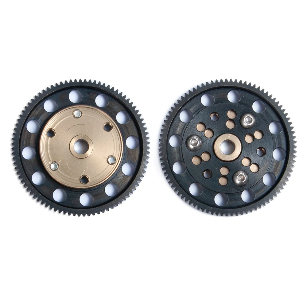 AXSPEED Steel Transmission Gear Set with Motor Gears for Axial SCX10 II 90047 90104 Wraith 1/10 RC Crawler Car Upgrade Parts