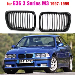 ABS Gloss Black Sport Kidney Grille Grill For BMW E36 M3  318I 323I 328I 3 Series 1997 1998 1999