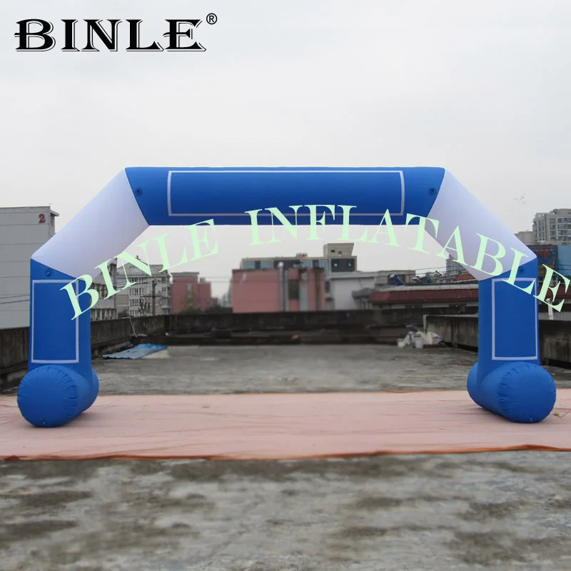 

2019 Blue White Promotional Inflatables Arch With Feet Free Standing For Event