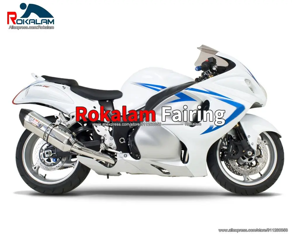 

Hulls For Suzuki GSXR1300 Hayabusa 2008 2011 2013 2016 GSX-R1300 08 11 10 14 15 16 White Motorbike Body Kit (Injection Molding)