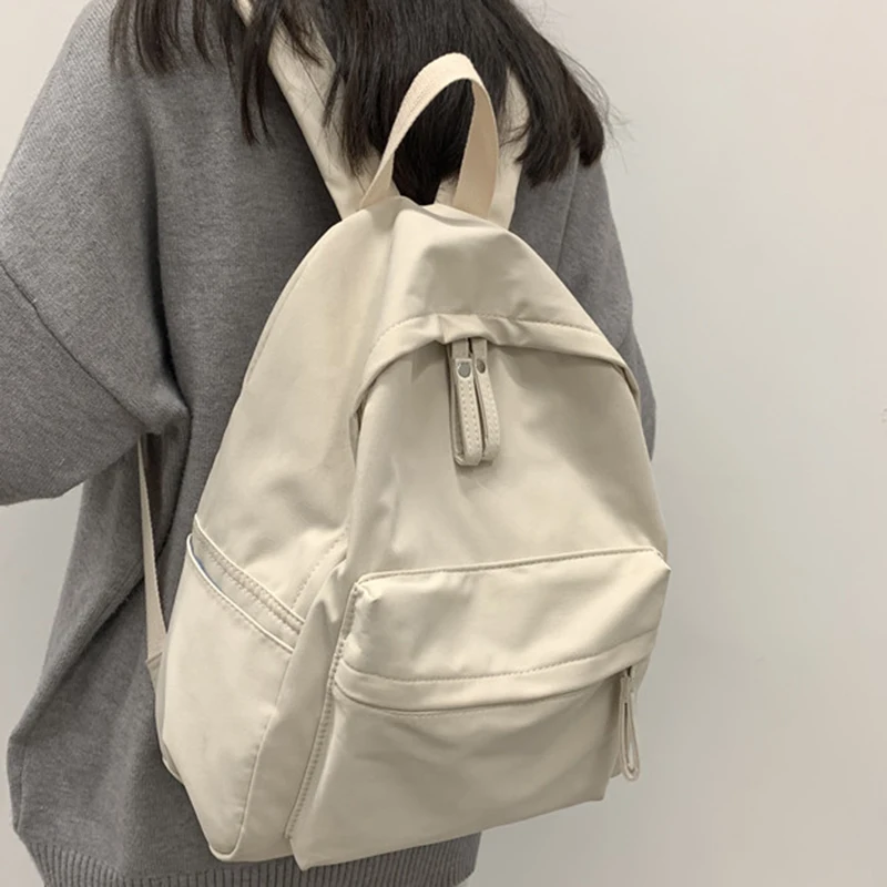 Sac à Dos d\'École en Toile pour Femme, Cartable pour Adolescent, Fille et Garçon, 2023