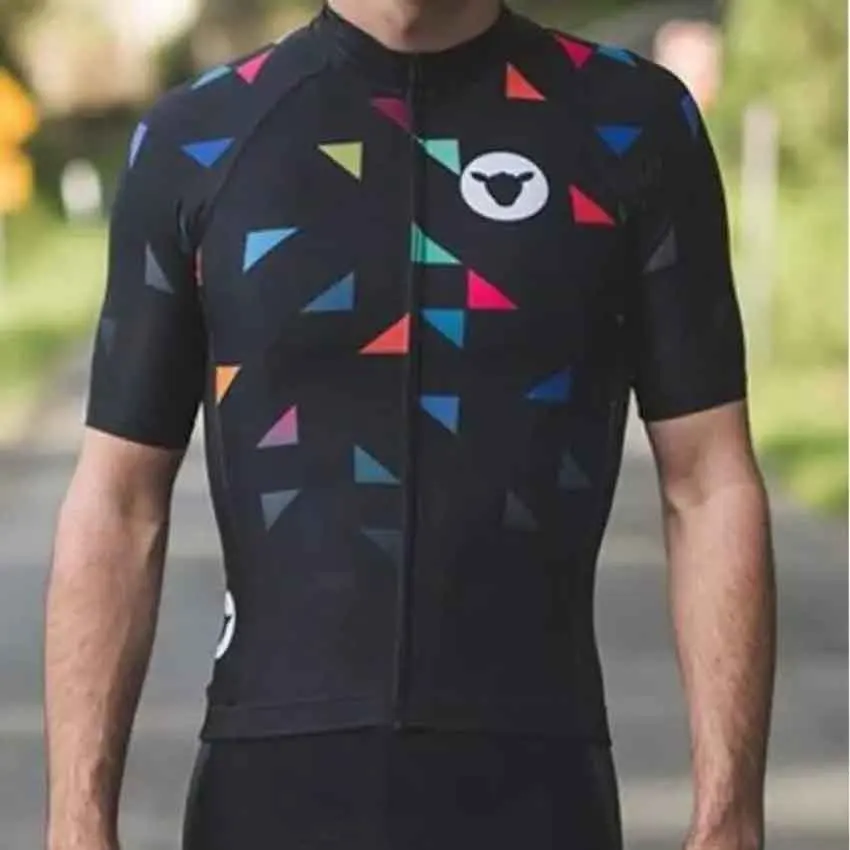 2021  NEW Cycling jersey men downhill Spring and summer  bicycle clothing short-sleeved MTB road bike  riding tops