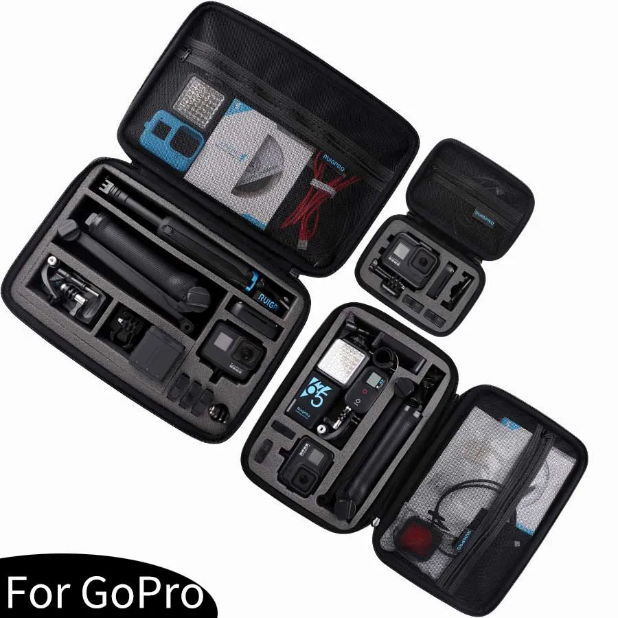 Portable storage bag Shockproof Carrying Case Protective Box For DJI Osmo Action GoPro Hero 10 9 8 7 6 5 camera Accessories
