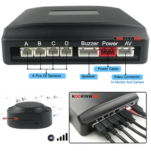 Koorinwoo Dual Core CPU Parkplatz-Parkhilfe Sensor Radar Reverse Video Tudo-in-One-System Verbinden Sie Automonitor und Rückfahrkamera 8 Hauptverkaufssensor Blind Point Retrovisor - №5