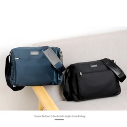 New Multifunction Crossbody Bag Men Shoulder Messenger Outdoor Bags Male Waterproof  Headphone Hole Travel Zipper Shoulder Bags