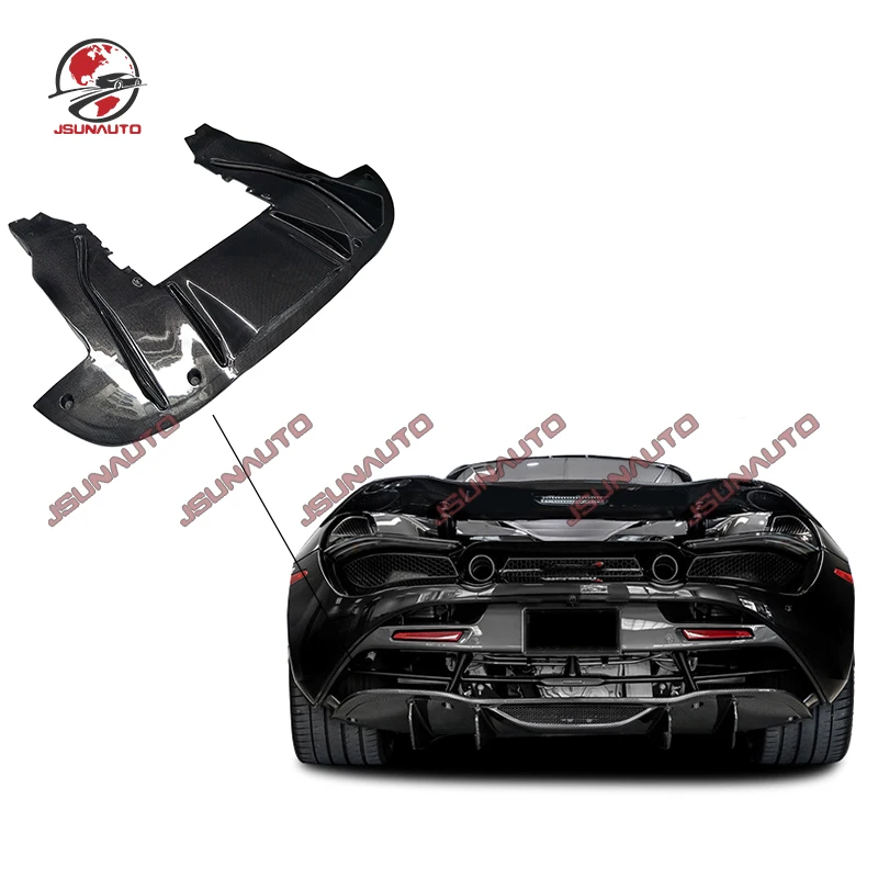 High Quality V Style Body Kit For McLaren 720s Carbon Fiber Rear Diffuser Original Car Decoration Rear Bumper Lip Accessories