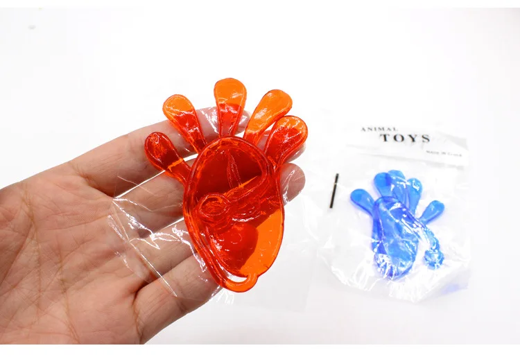 10PCS/Pack Party Favors Children Toy Sticky Hands Elastic Stretching Viscosity Prank Toys Birthday Gift Activities Small Gifts