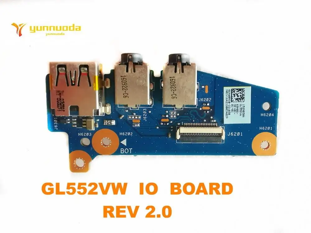 Original  For ASUS GL552VW  USB board Audio board GL552VW  IO  BOARD  REV 2.0  tested good free shipping image 2